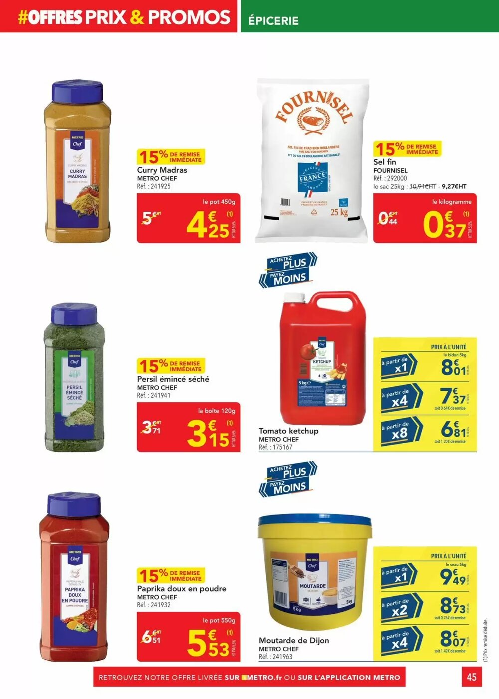 Prospectus promotionnel METRO valable à partir du 23/01/2026 - Page 45.