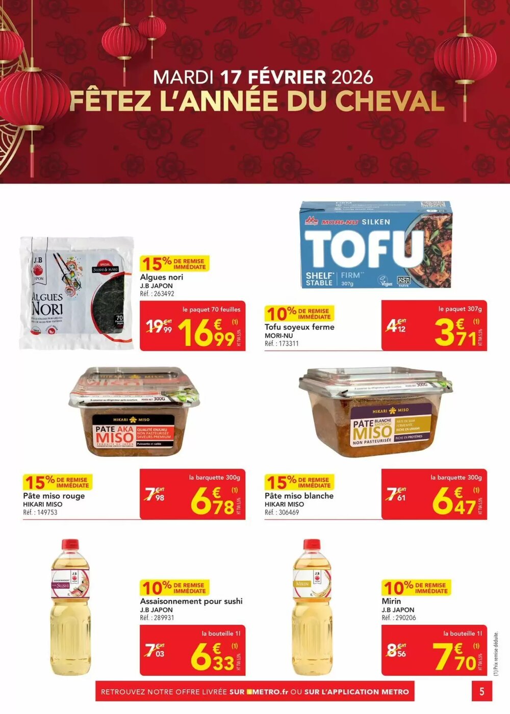 Prospectus promotionnel METRO valable à partir du 23/01/2026 - Page 5.