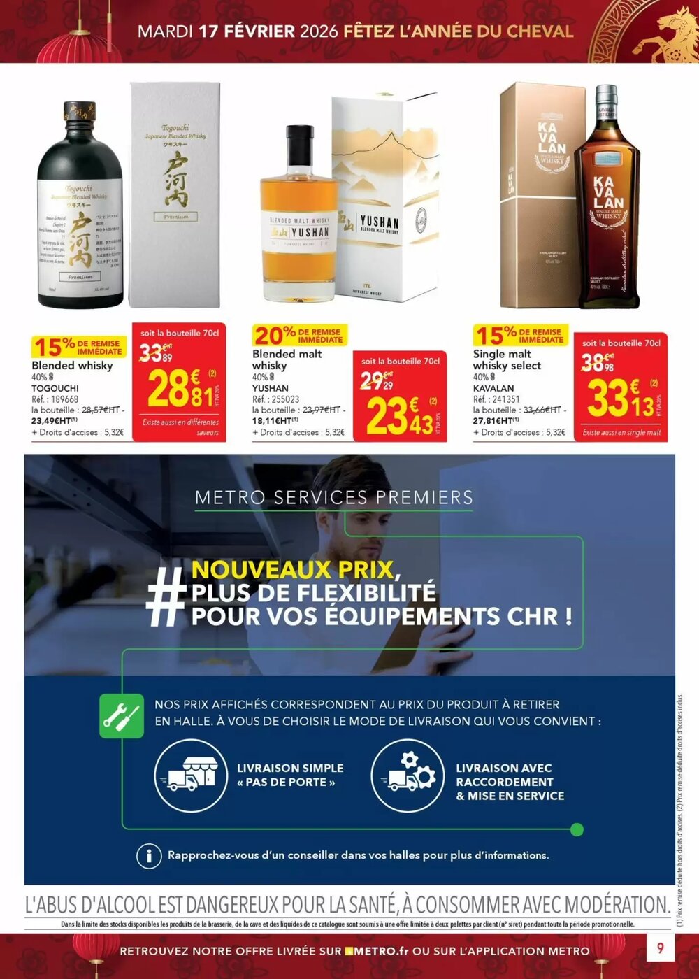Prospectus promotionnel METRO valable à partir du 23/01/2026 - Page 9.