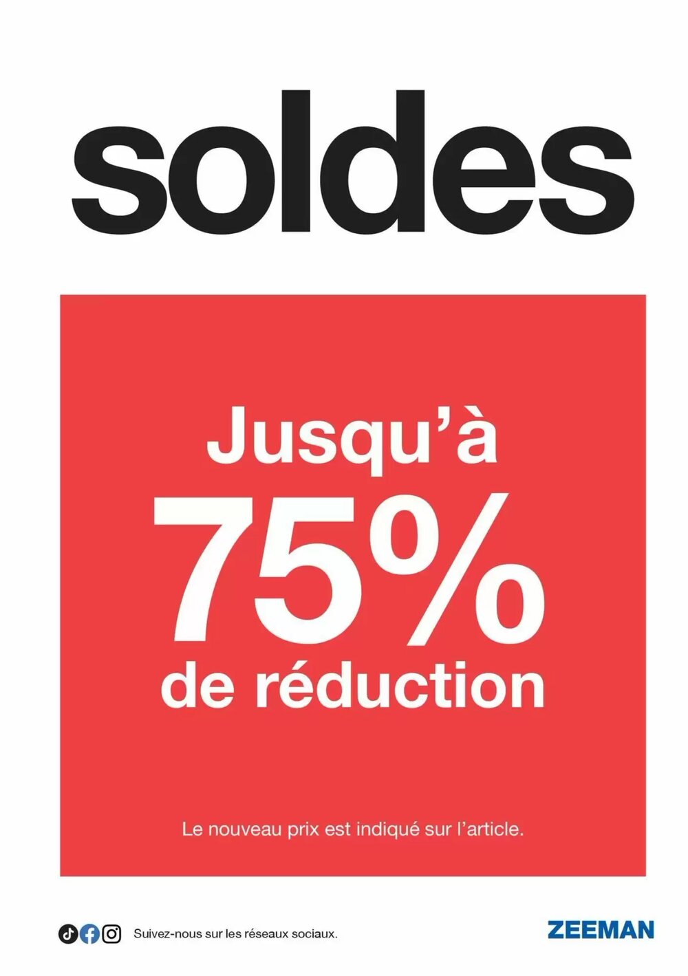 Prospectus promotionnel Zeeman valable à partir du 23/01/2026 - Page 7.