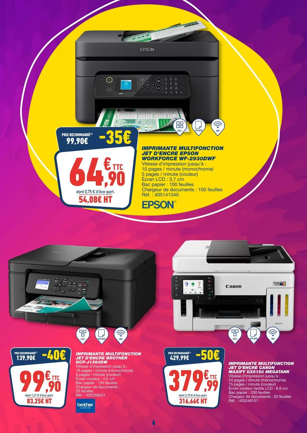 Prospectus promotionnel Bureau Vallée valable à partir du 26/01/2026 - Page 4.