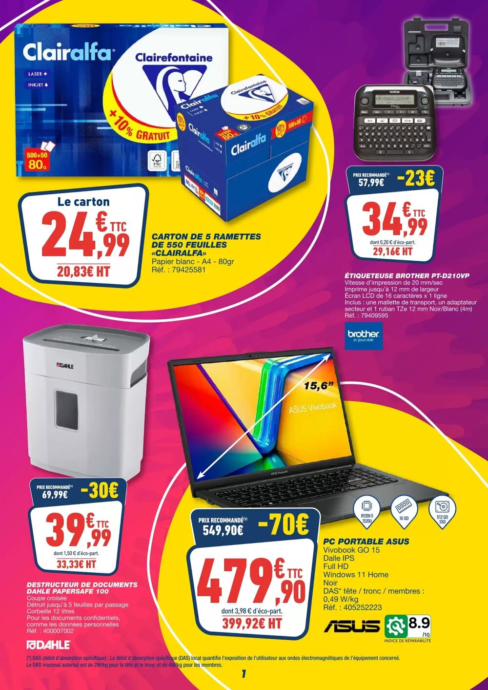 Prospectus promotionnel Bureau Vallée valable à partir du 26/01/2026 - Page 7.