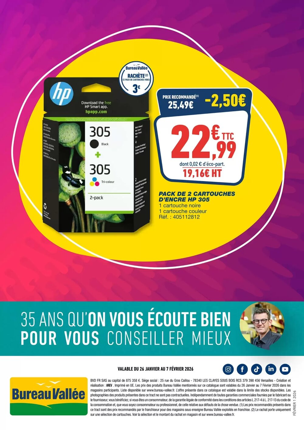 Prospectus promotionnel Bureau Vallée valable à partir du 26/01/2026 - Page 8.