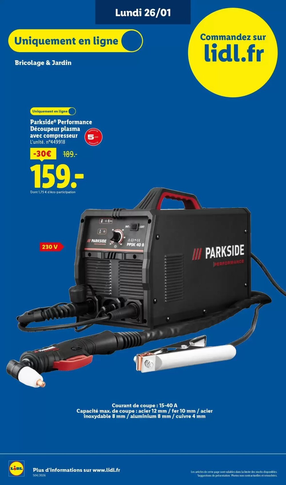 Prospectus promotionnel Lidl valable à partir du 26/01/2026 - Page 2.