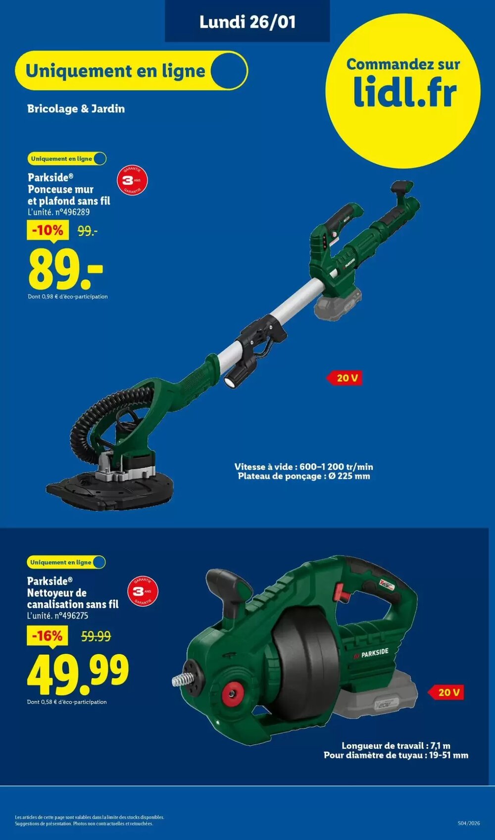 Prospectus promotionnel Lidl valable à partir du 26/01/2026 - Page 3.