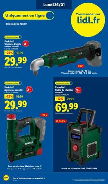 Prospectus promotionnel Lidl valable à partir du 26/01/2026 - Page 4.