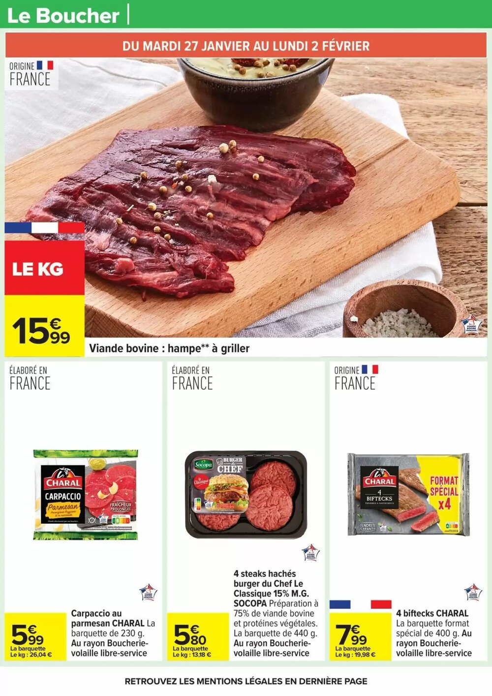 Prospectus promotionnel Carrefour valable à partir du 27/01/2026 - Page 23.