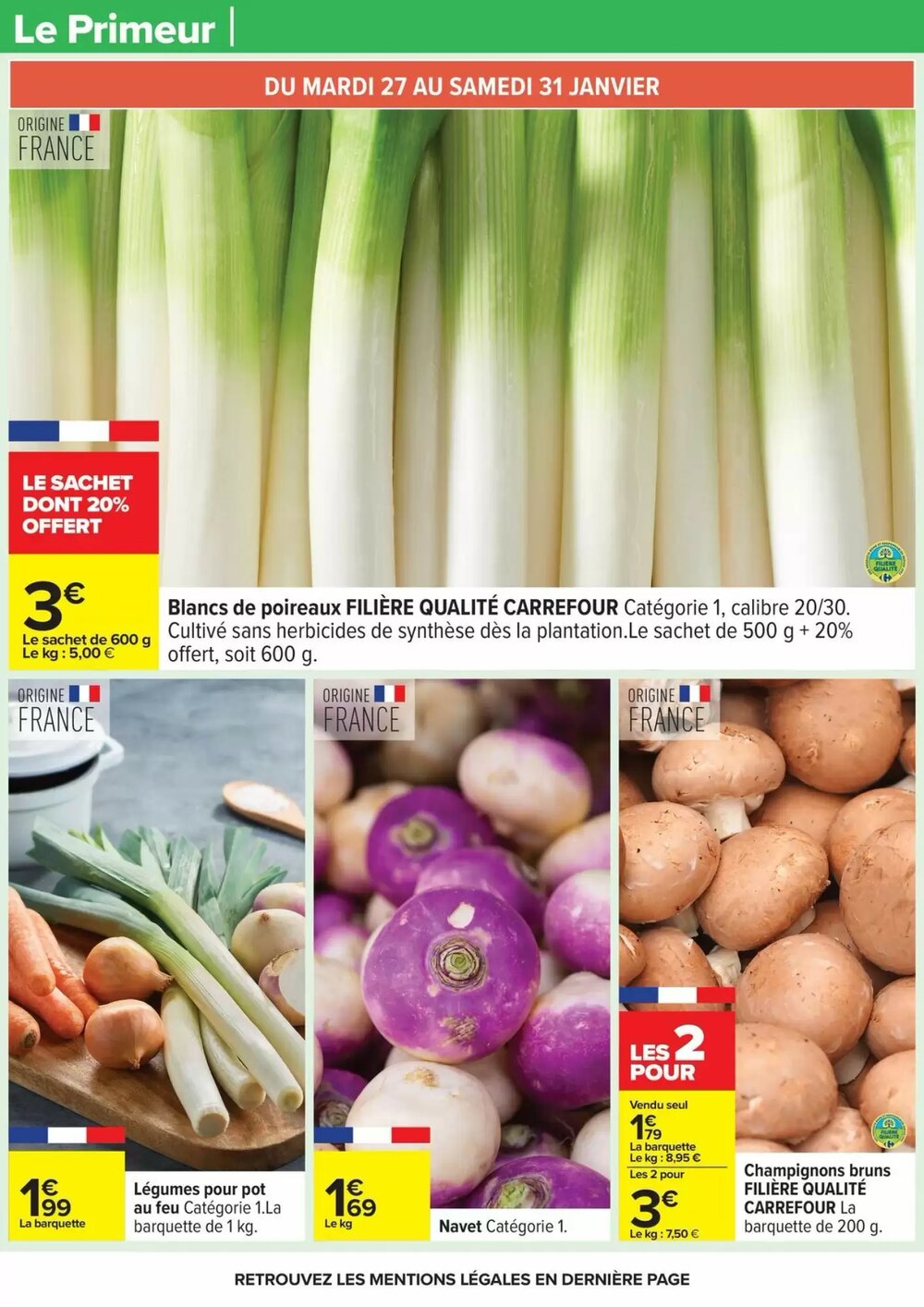 Prospectus promotionnel Carrefour valable à partir du 27/01/2026 - Page 29.