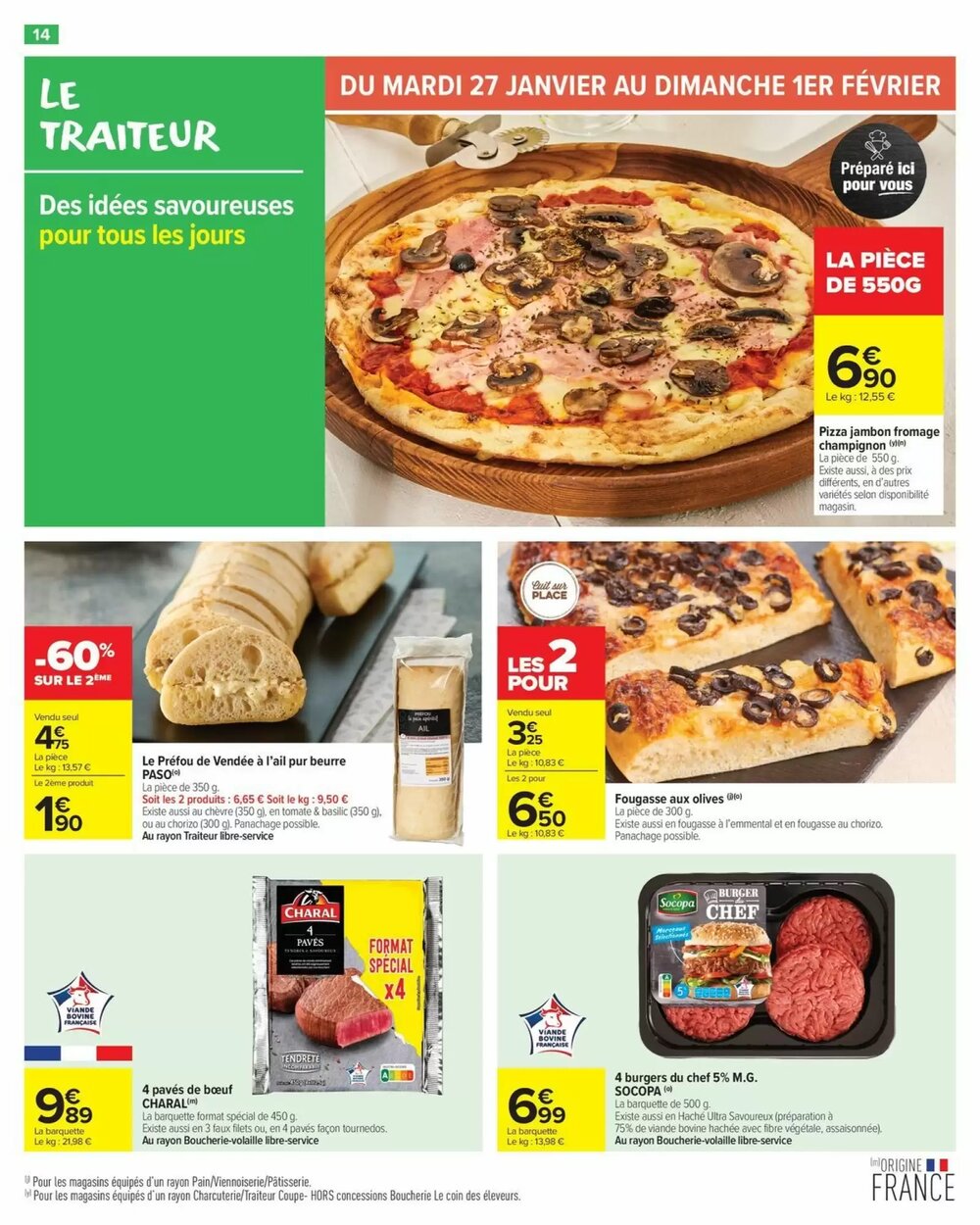 Prospectus promotionnel Carrefour Market valable à partir du 27/01/2026 - Page 16.