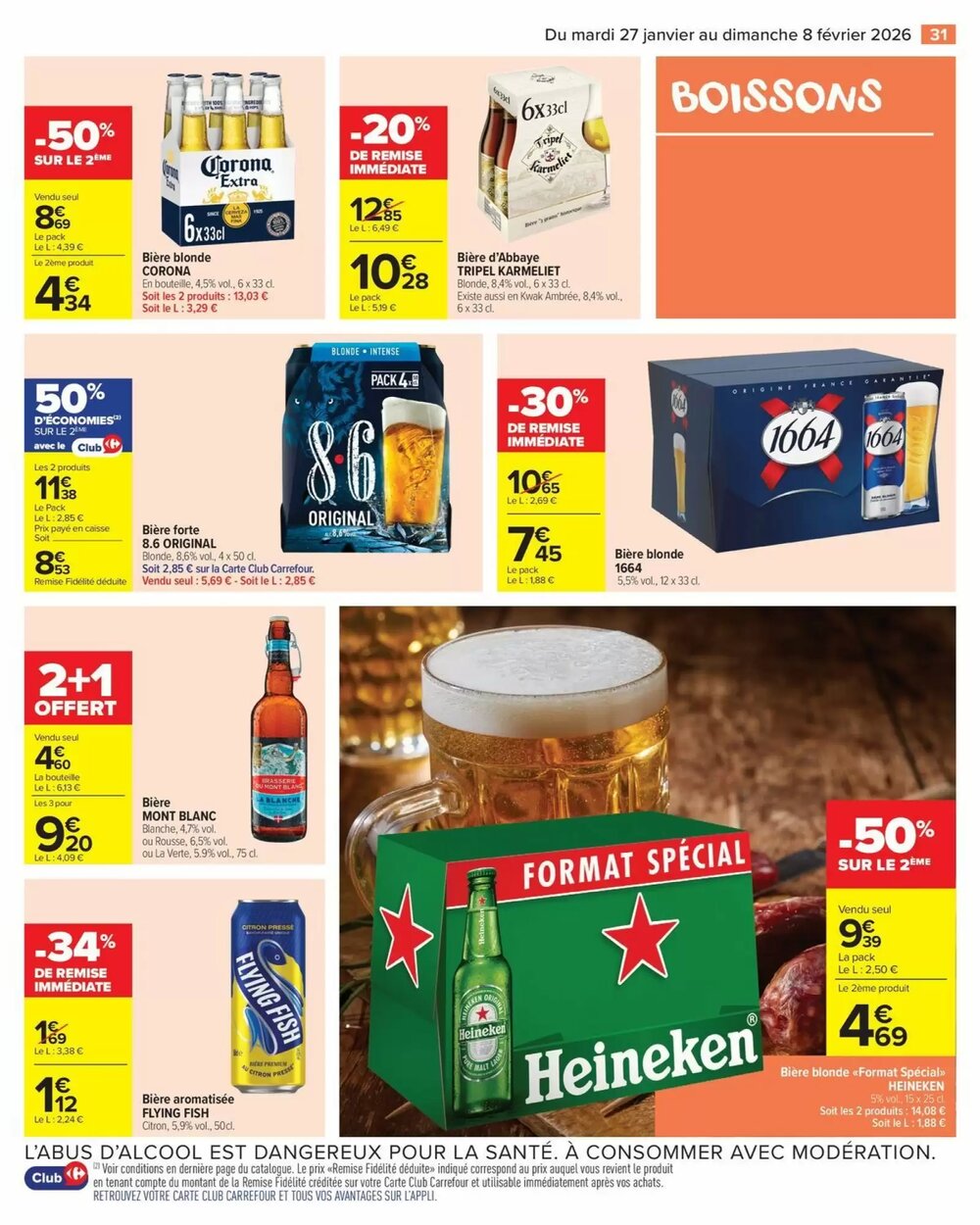 Prospectus promotionnel Carrefour Market valable à partir du 27/01/2026 - Page 33.