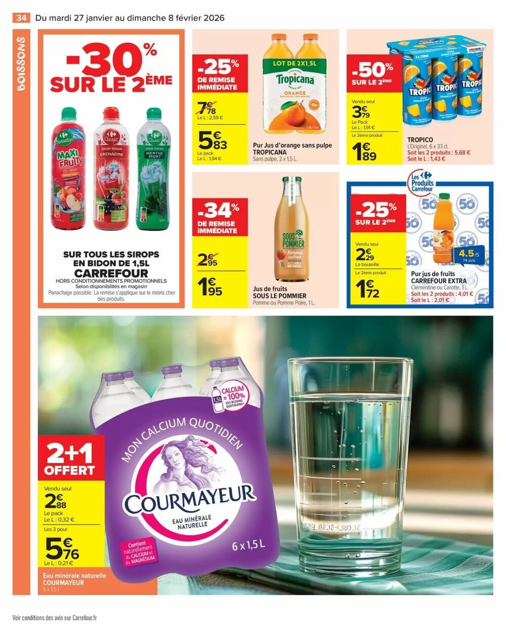 Prospectus promotionnel Carrefour Market valable à partir du 27/01/2026 - Page 36.