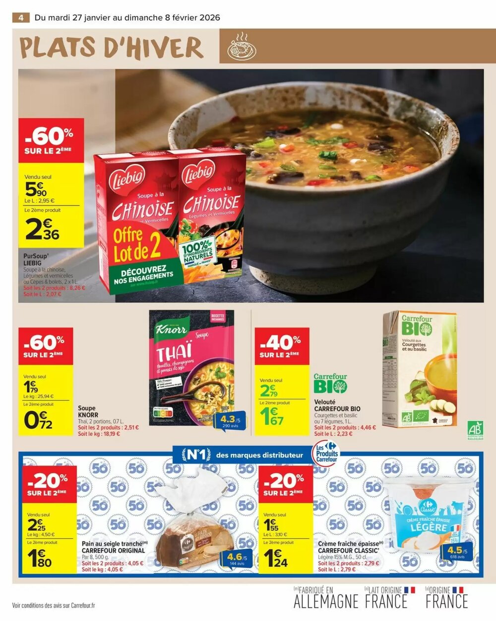 Prospectus promotionnel Carrefour Market valable à partir du 27/01/2026 - Page 6.