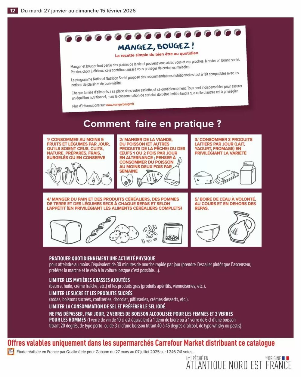 Prospectus promotionnel Carrefour Market valable à partir du 27/01/2026 - Page 12.