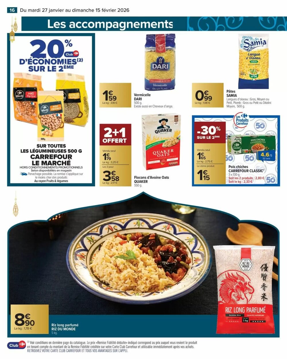 Prospectus promotionnel Carrefour Market valable à partir du 27/01/2026 - Page 16.