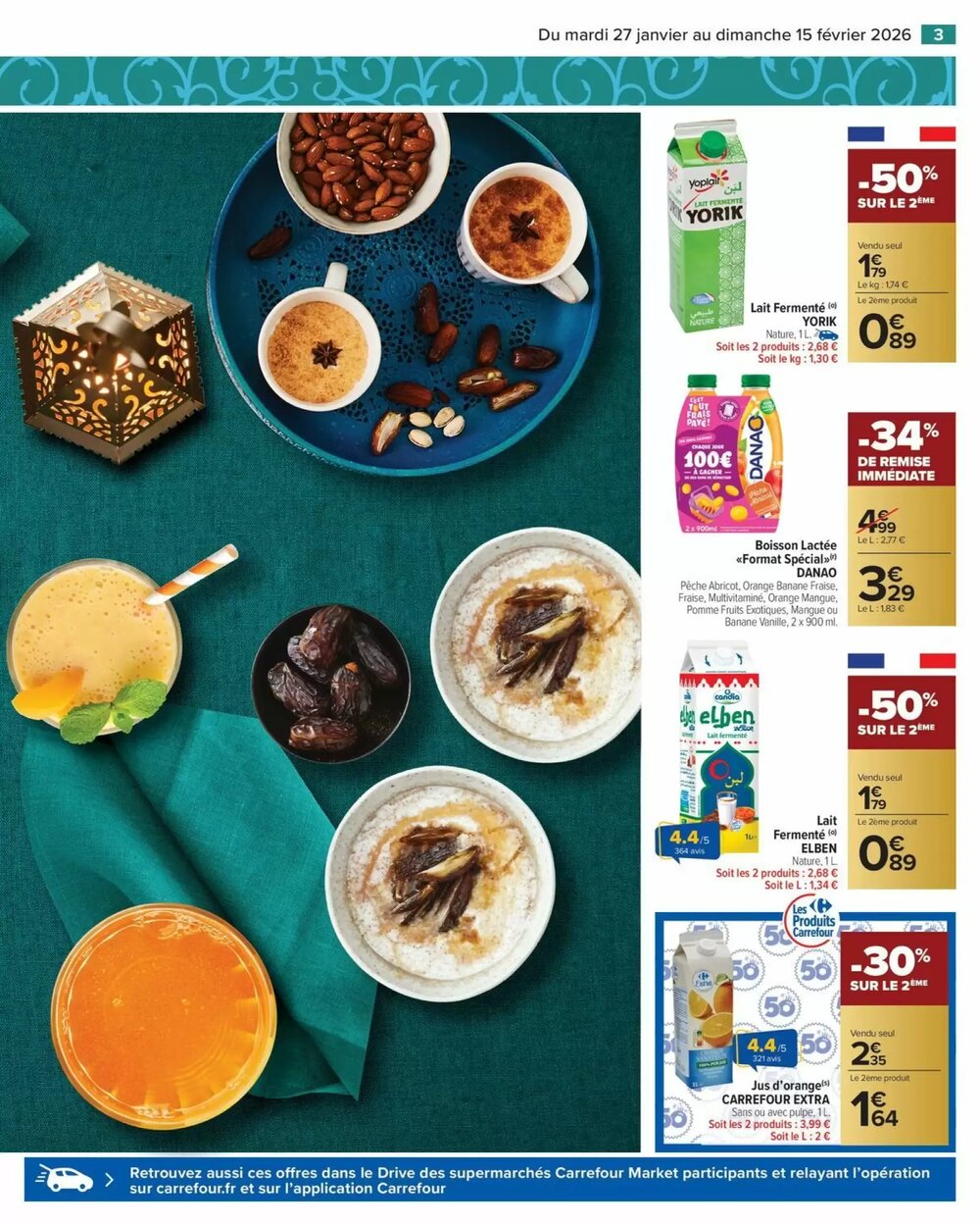 Prospectus promotionnel Carrefour Market valable à partir du 27/01/2026 - Page 3.