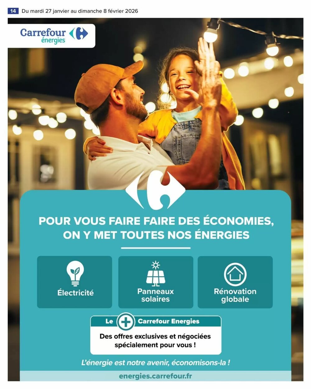 Prospectus promotionnel Carrefour Market valable à partir du 27/01/2026 - Page 14.