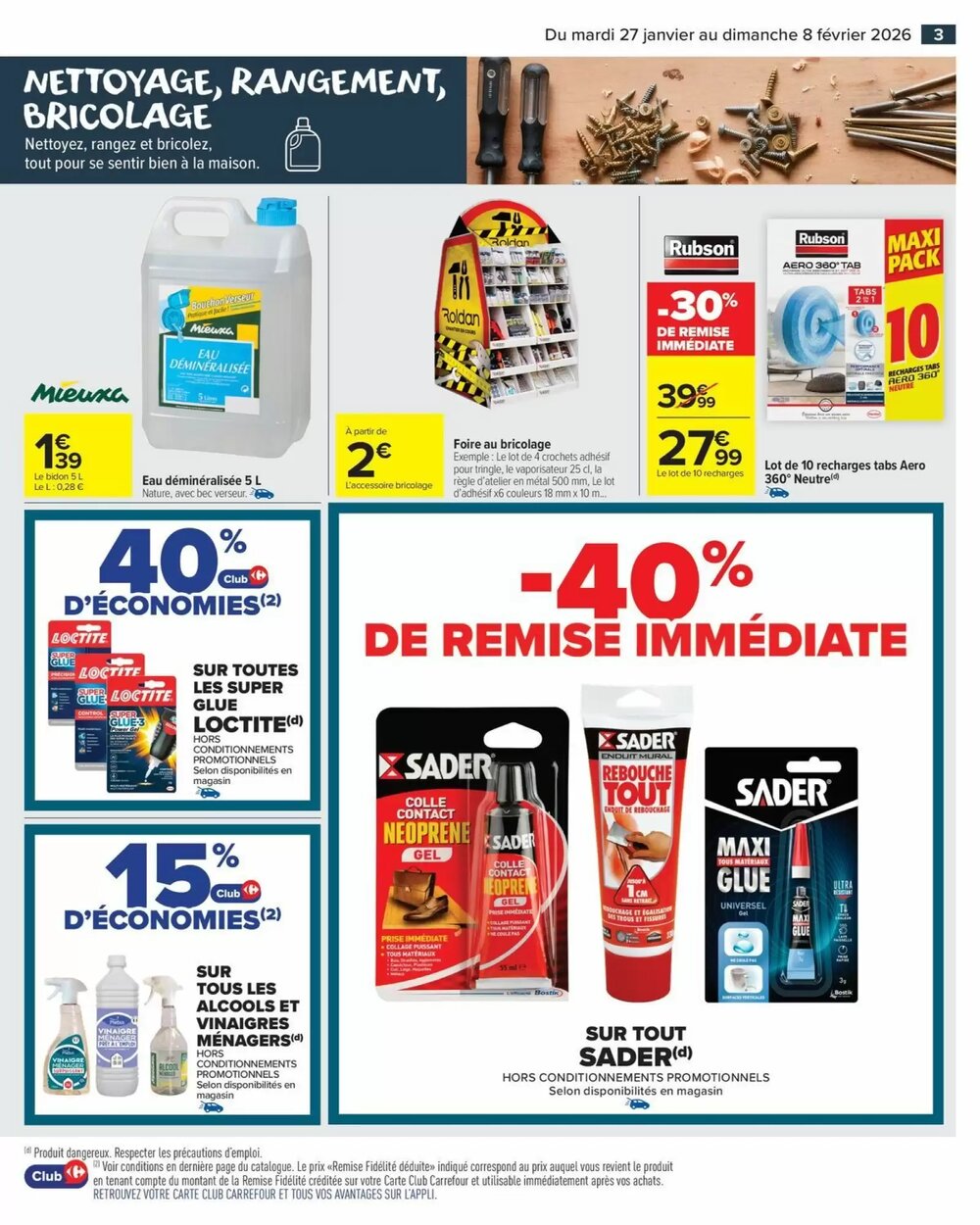 Prospectus promotionnel Carrefour Market valable à partir du 27/01/2026 - Page 3.