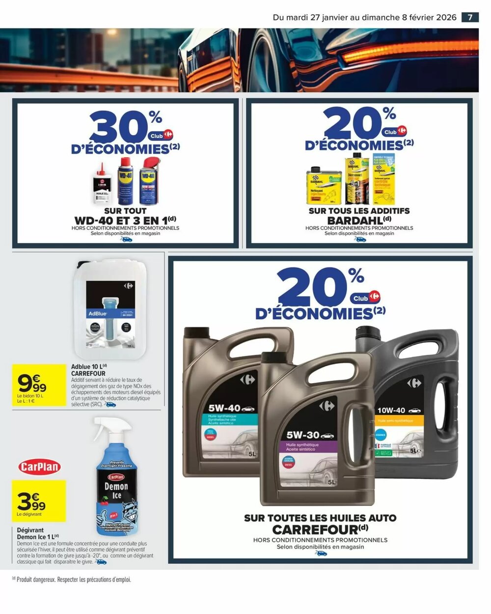 Prospectus promotionnel Carrefour Market valable à partir du 27/01/2026 - Page 7.