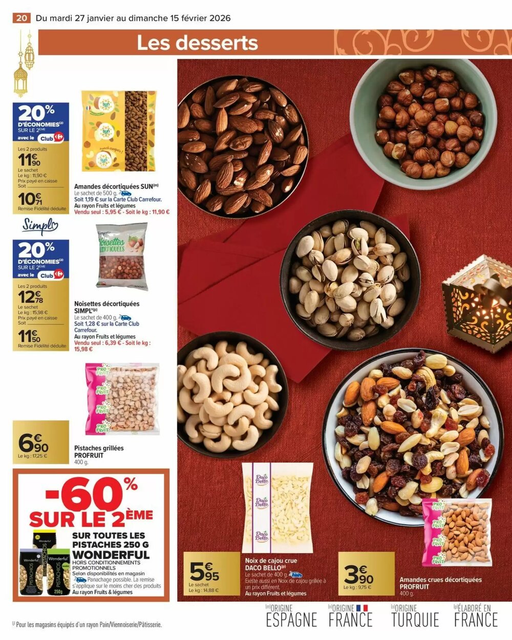 Prospectus promotionnel Carrefour valable à partir du 27/01/2026 - Page 20.