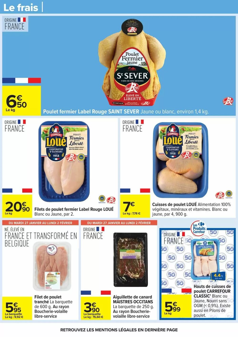 Prospectus promotionnel Carrefour valable à partir du 27/01/2026 - Page 32.