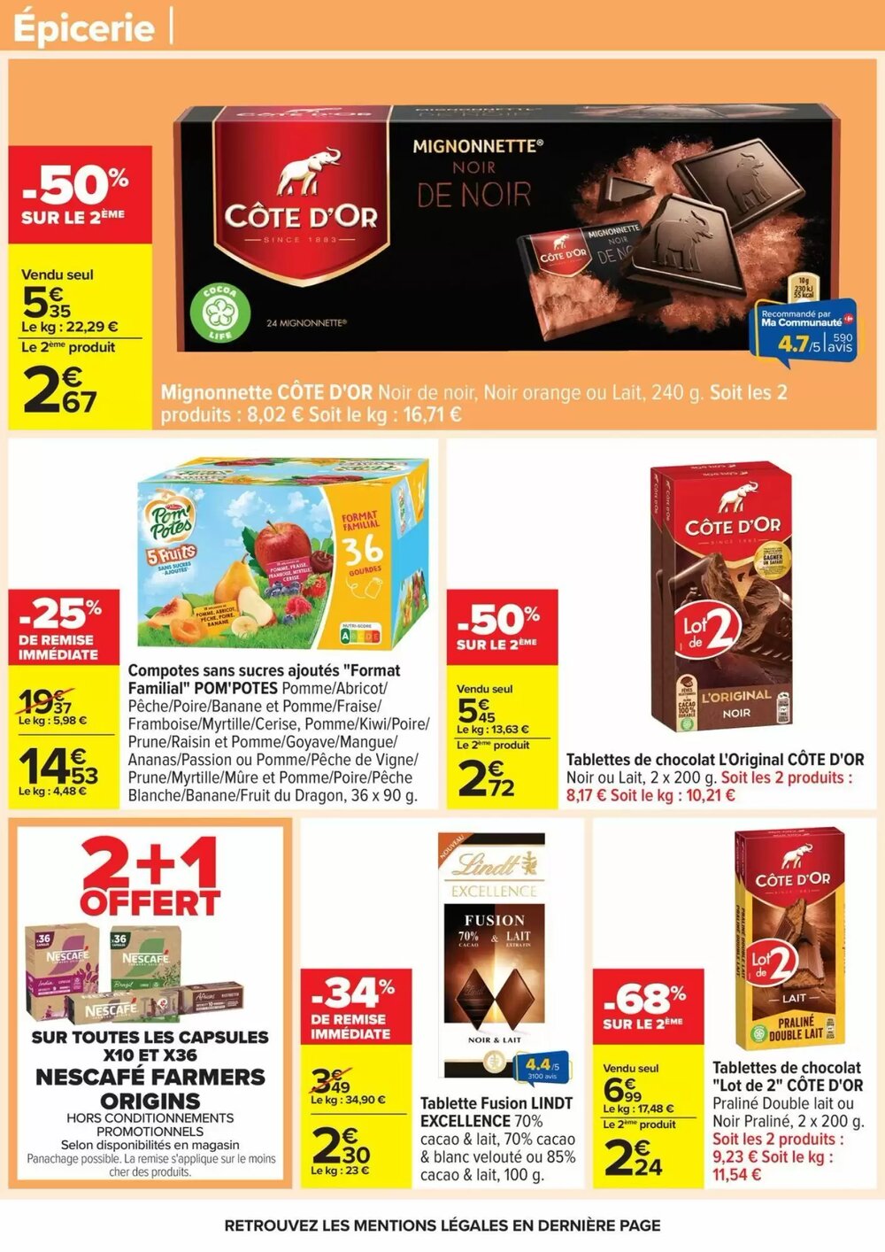Prospectus promotionnel Carrefour valable à partir du 27/01/2026 - Page 50.