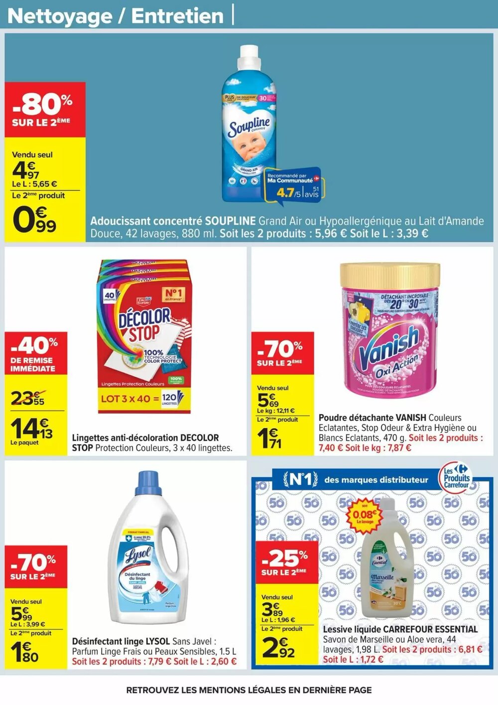 Prospectus promotionnel Carrefour valable à partir du 27/01/2026 - Page 65.
