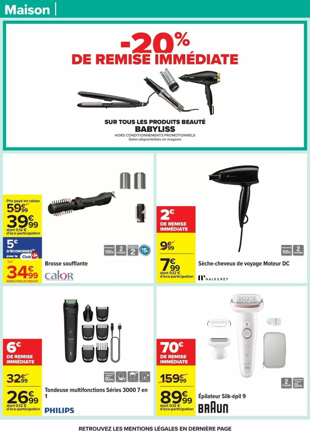Prospectus promotionnel Carrefour valable à partir du 27/01/2026 - Page 69.