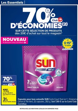 Prospectus promotionnel Carrefour valable à partir du 27/01/2026 - Page 70.