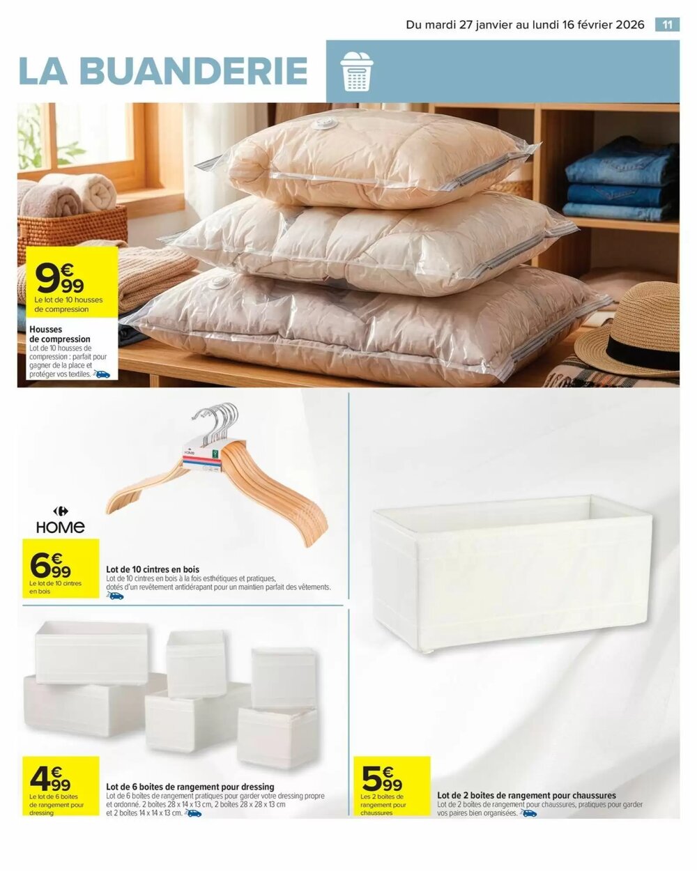 Prospectus promotionnel Carrefour valable à partir du 27/01/2026 - Page 13.