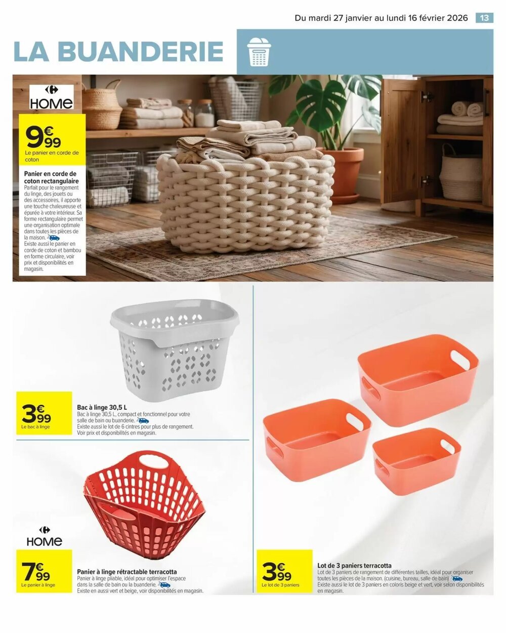 Prospectus promotionnel Carrefour valable à partir du 27/01/2026 - Page 15.