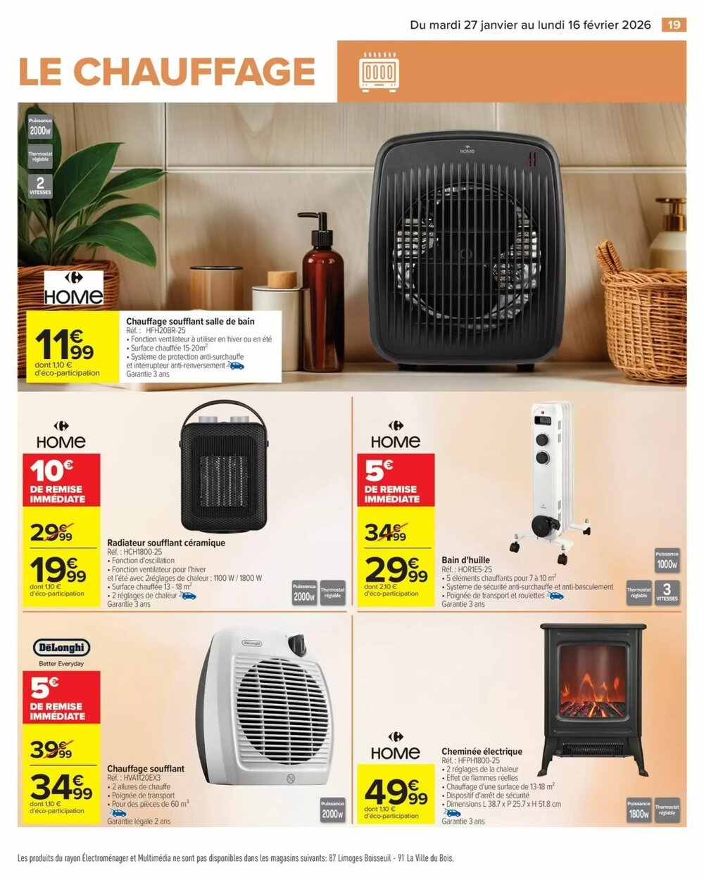 Prospectus promotionnel Carrefour valable à partir du 27/01/2026 - Page 21.