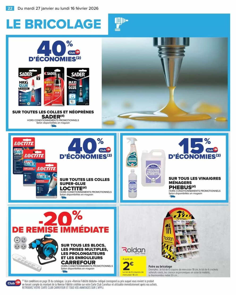 Prospectus promotionnel Carrefour valable à partir du 27/01/2026 - Page 24.