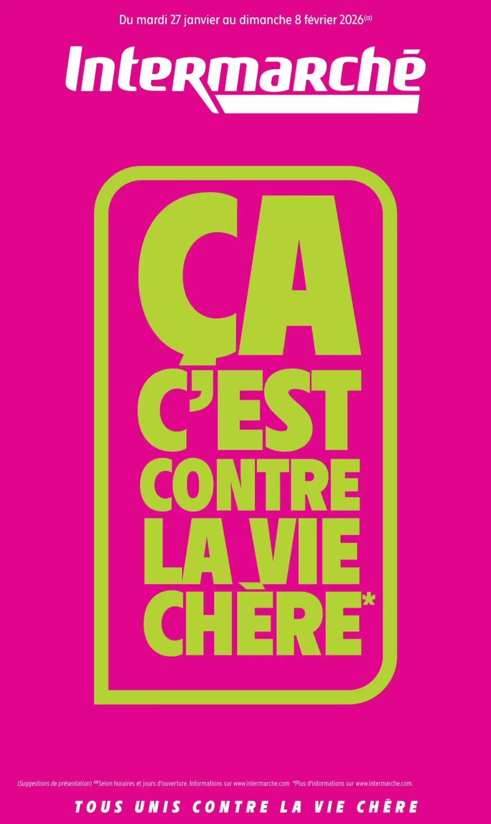 Prospectus promotionnel Intermarché valable à partir du 27/01/2026 - Page 1.