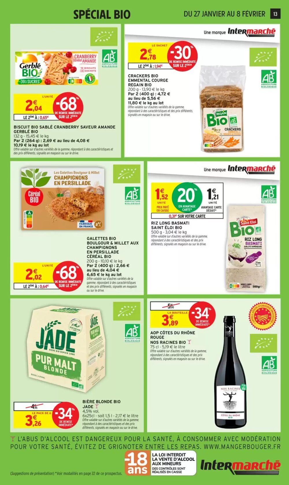 Prospectus promotionnel Intermarché valable à partir du 27/01/2026 - Page 13.