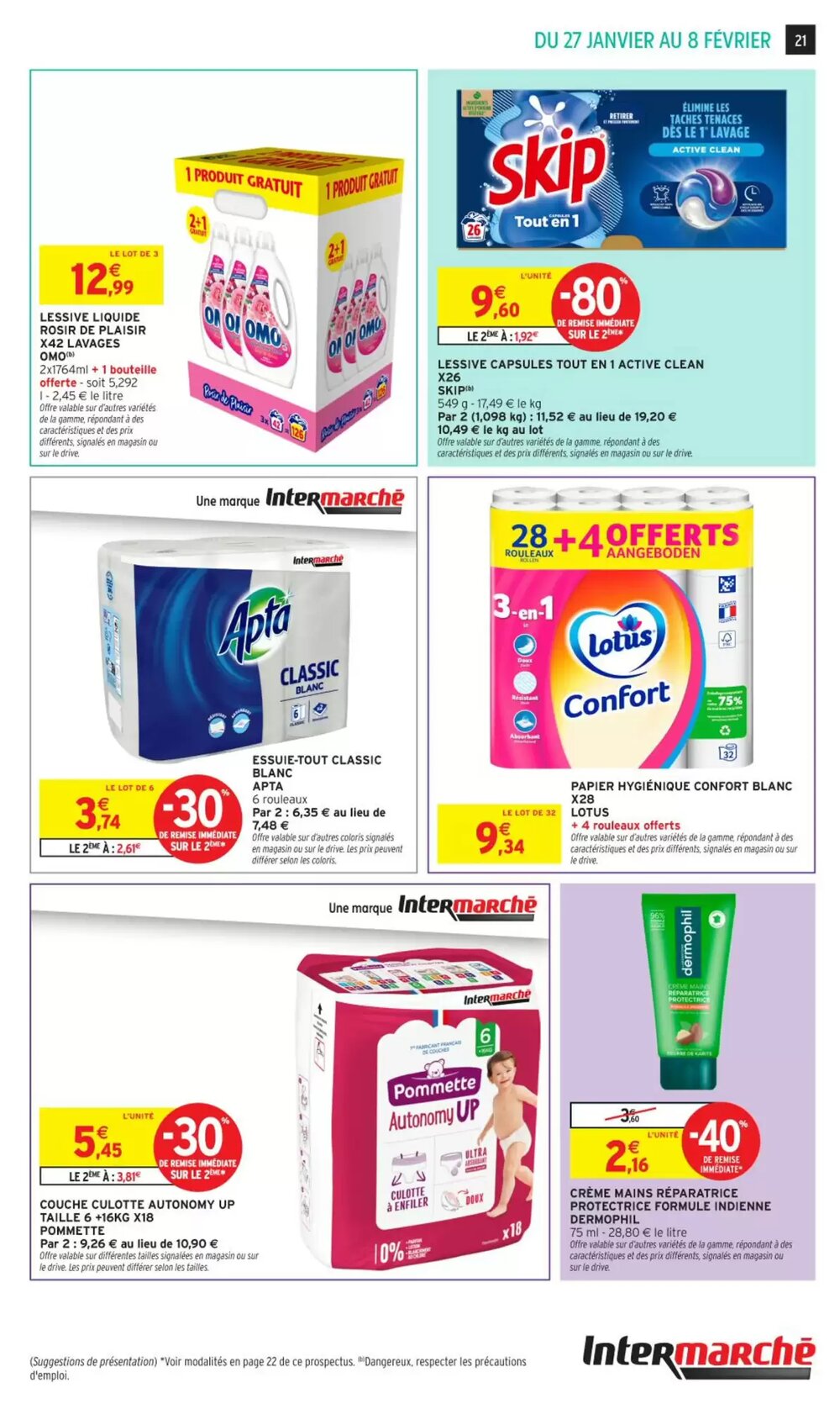 Prospectus promotionnel Intermarché valable à partir du 27/01/2026 - Page 21.