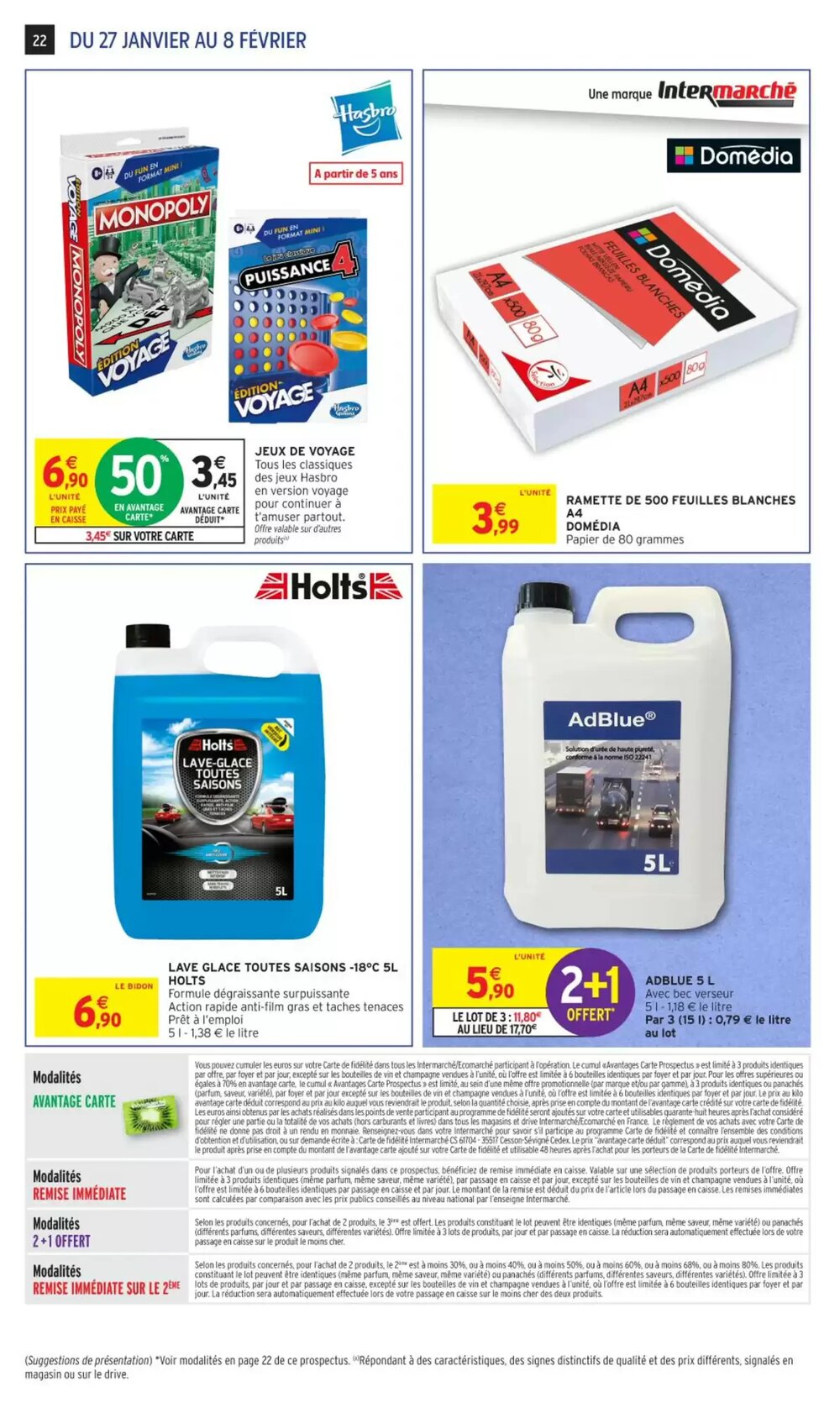 Prospectus promotionnel Intermarché valable à partir du 27/01/2026 - Page 22.