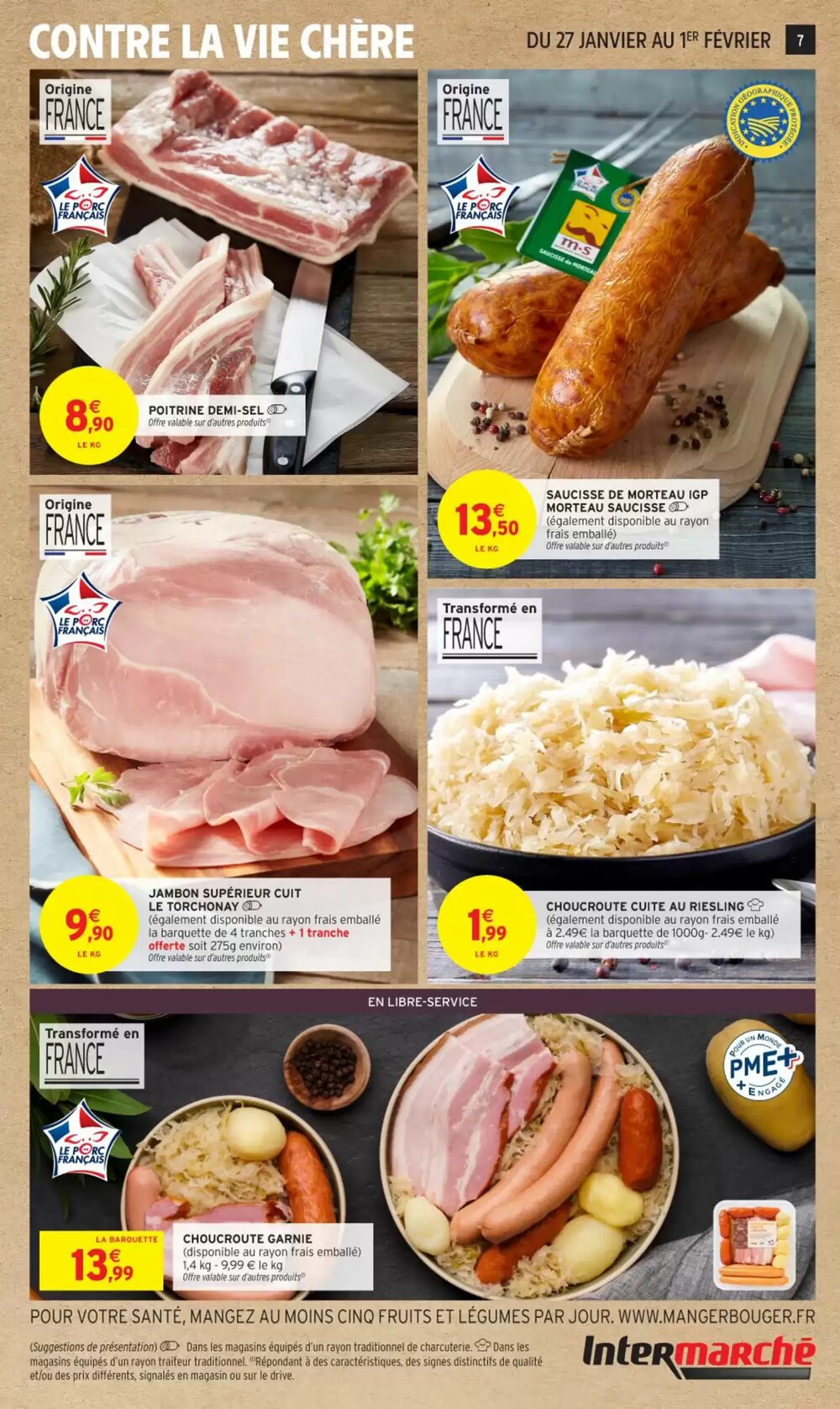 Prospectus promotionnel Intermarché valable à partir du 27/01/2026 - Page 7.