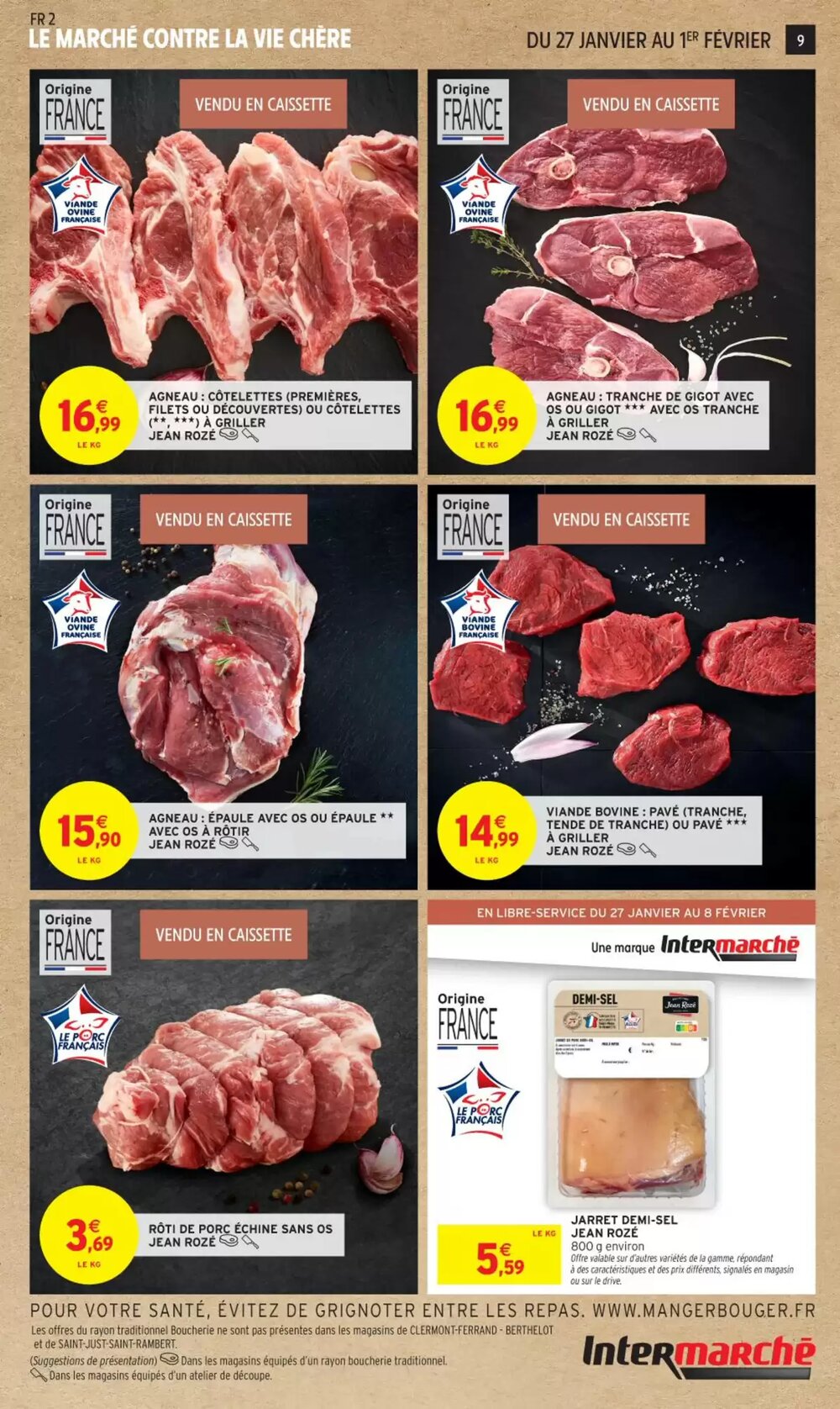 Prospectus promotionnel Intermarché valable à partir du 27/01/2026 - Page 9.