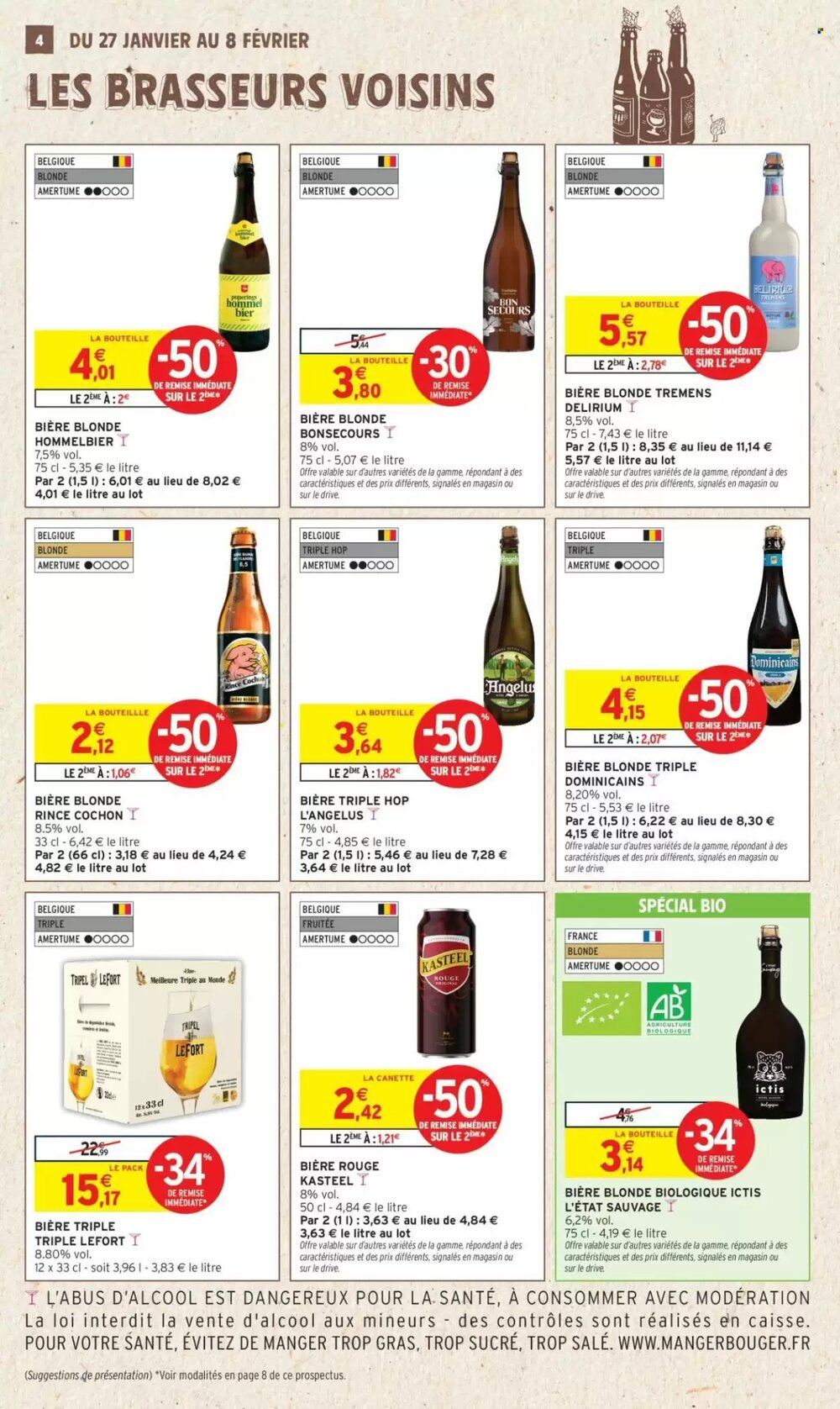 Prospectus promotionnel Intermarché valable à partir du 27/01/2026 - Page 4.