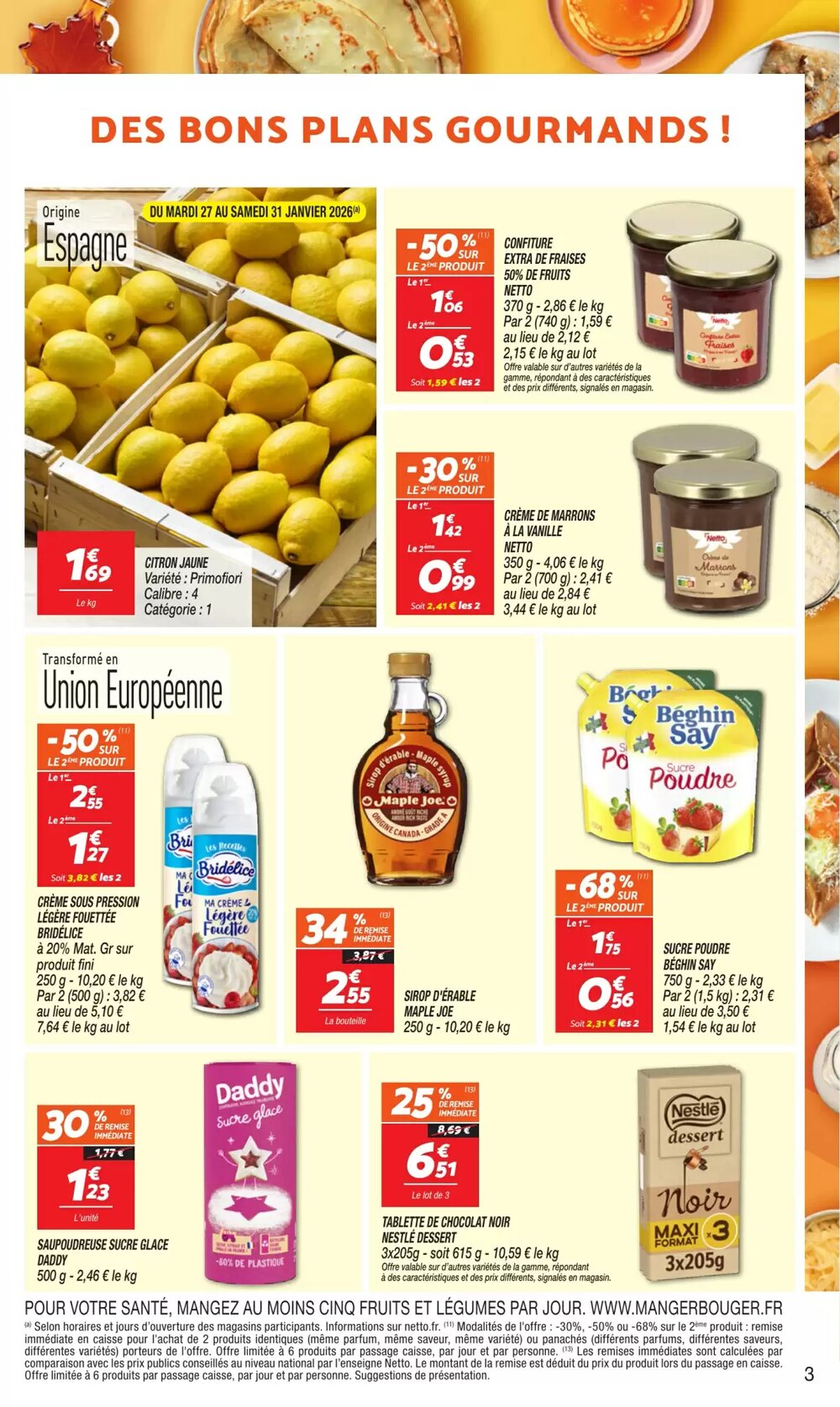 Prospectus promotionnel Netto valable à partir du 27/01/2026 - Page 3.