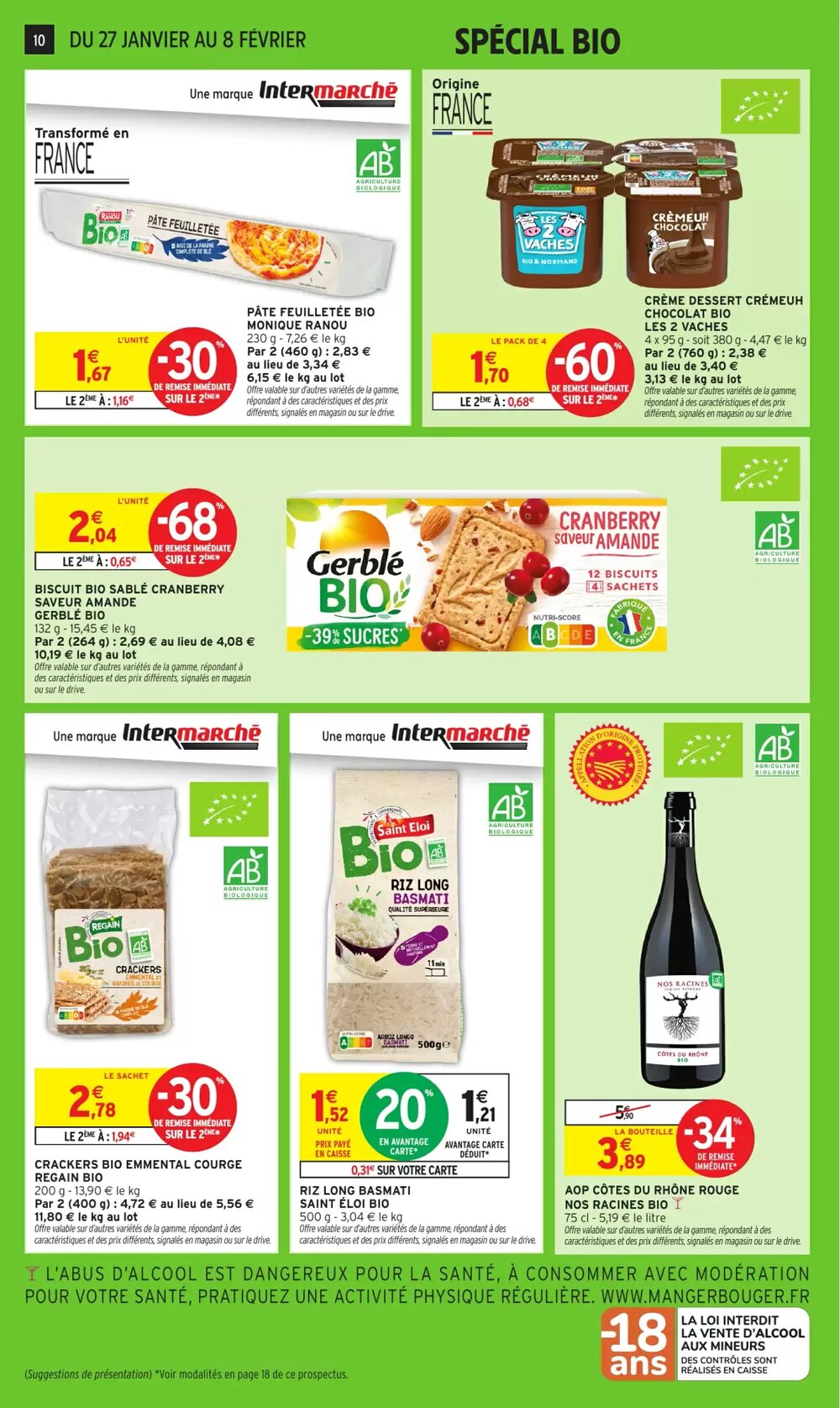 Prospectus promotionnel Intermarché valable à partir du 27/01/2026 - Page 10.