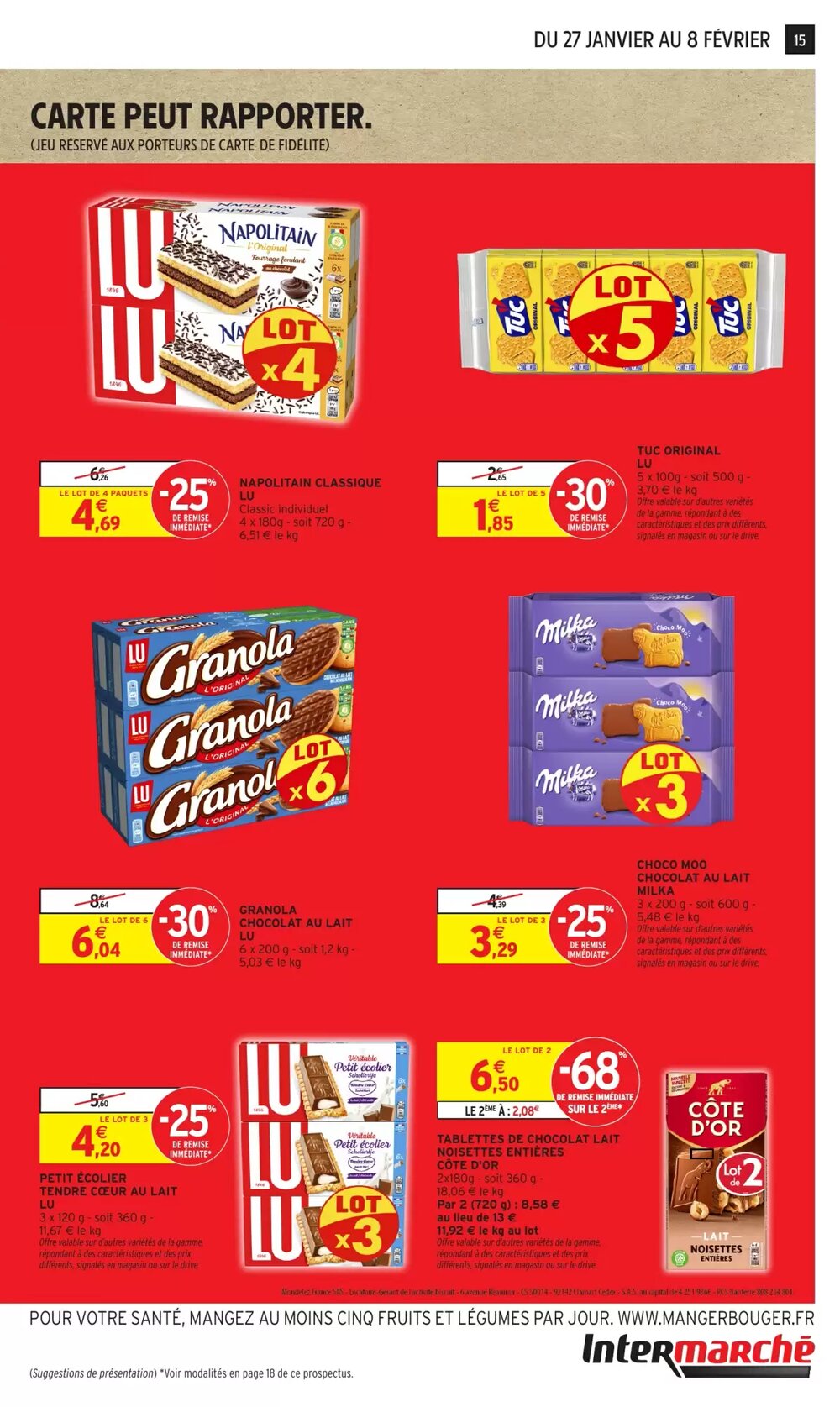 Prospectus promotionnel Intermarché valable à partir du 27/01/2026 - Page 15.