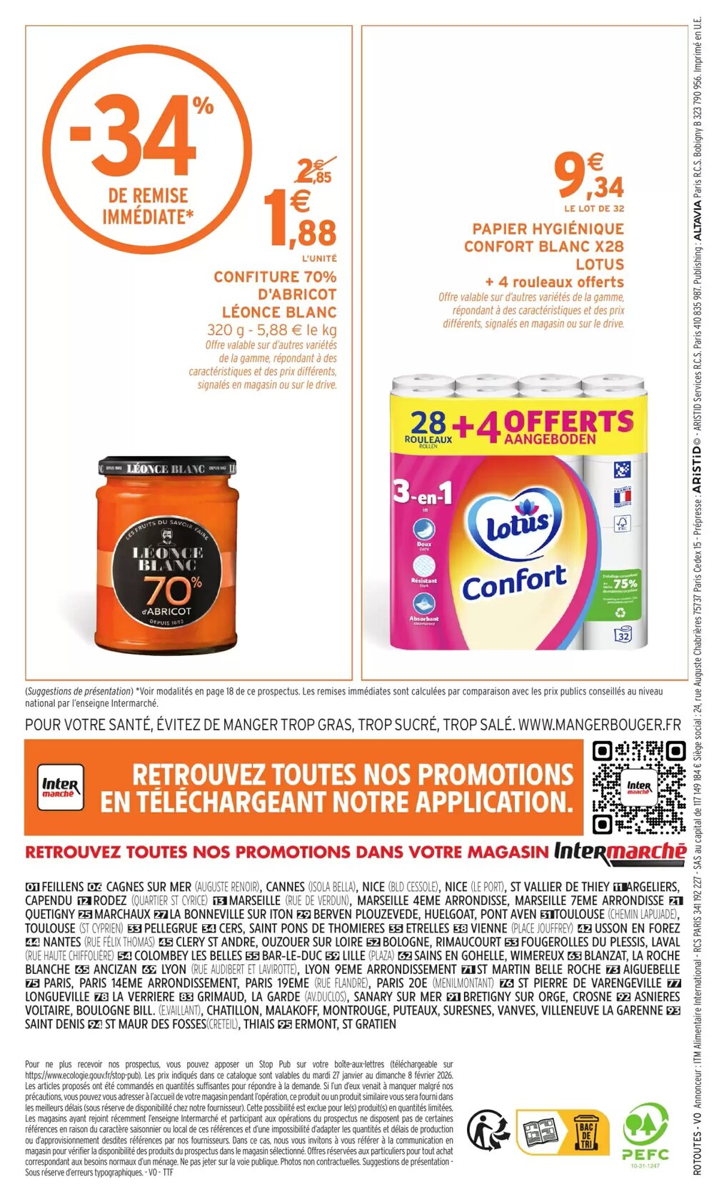 Prospectus promotionnel Intermarché valable à partir du 27/01/2026 - Page 20.