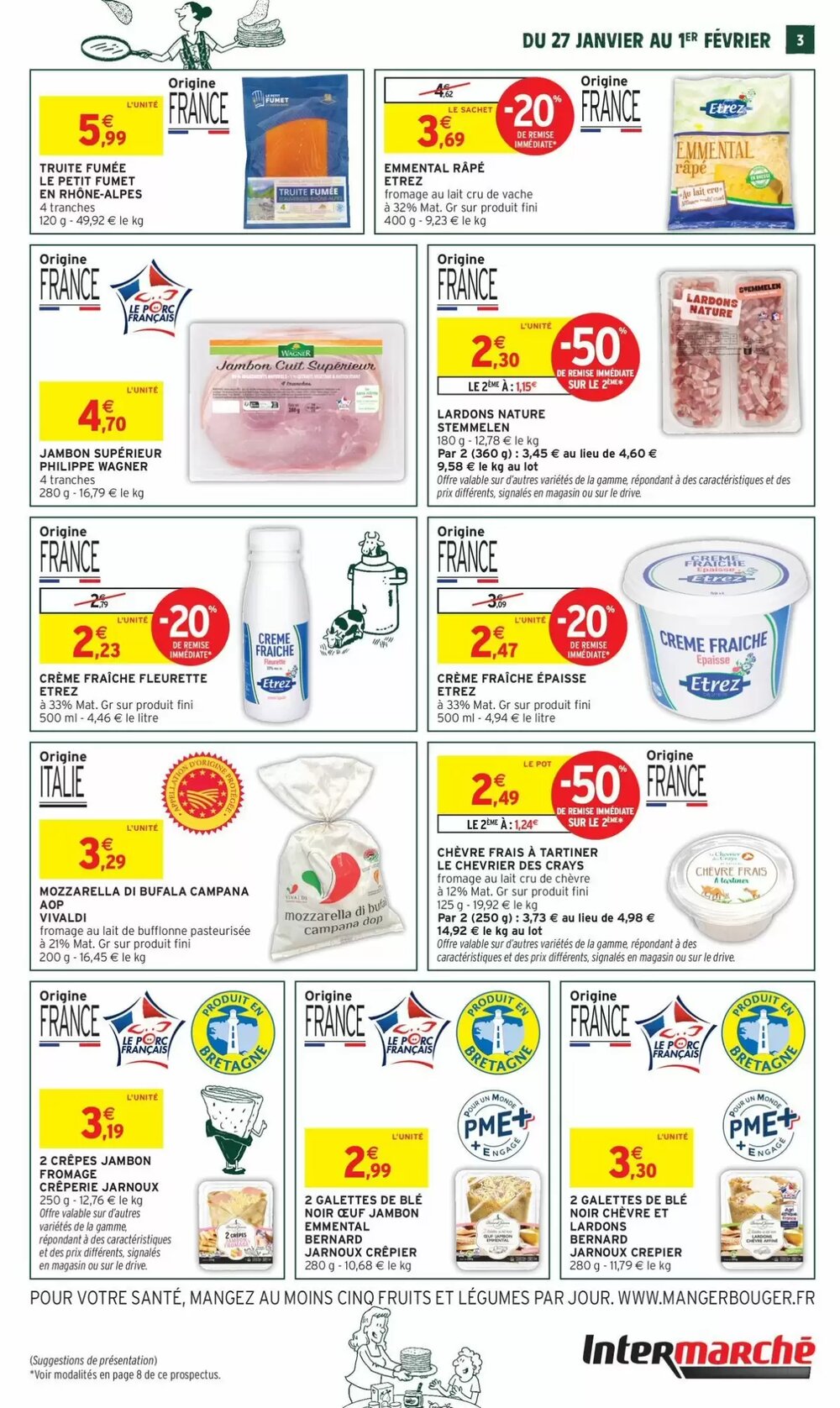 Prospectus promotionnel Intermarché valable à partir du 27/01/2026 - Page 3.