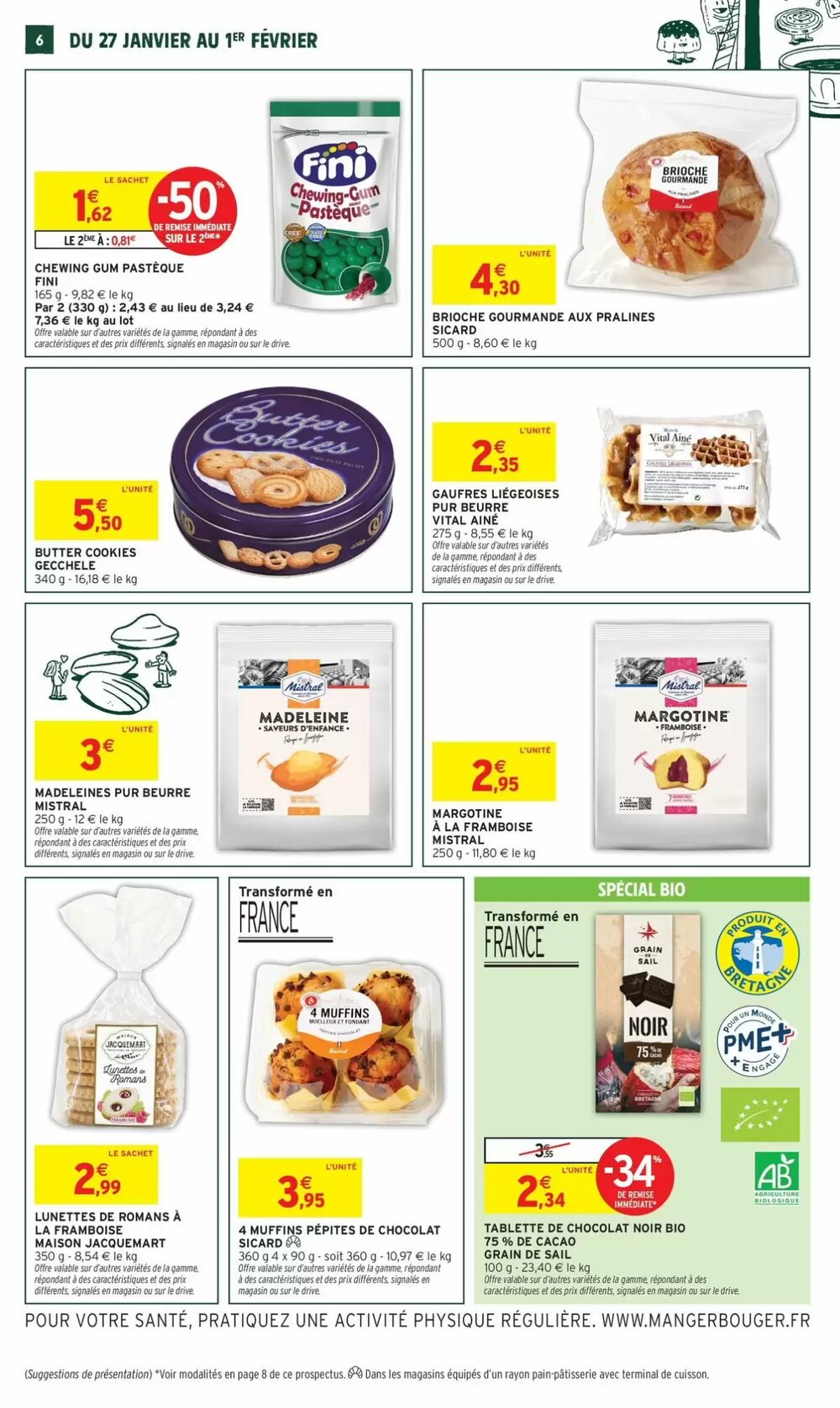 Prospectus promotionnel Intermarché valable à partir du 27/01/2026 - Page 6.