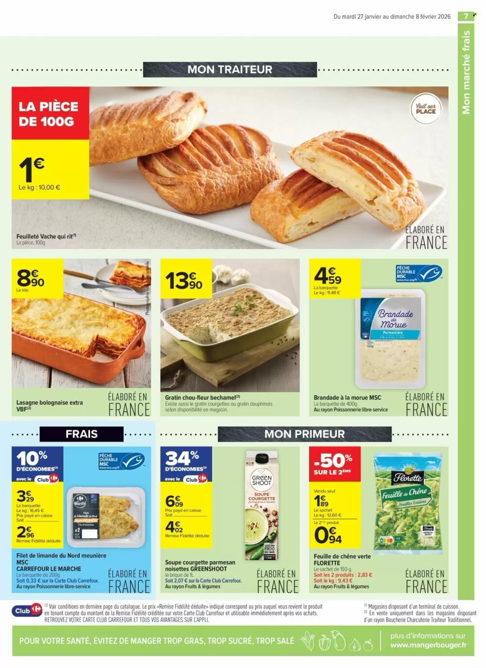 Prospectus promotionnel Carrefour valable à partir du 27/01/2026 - Page 7.