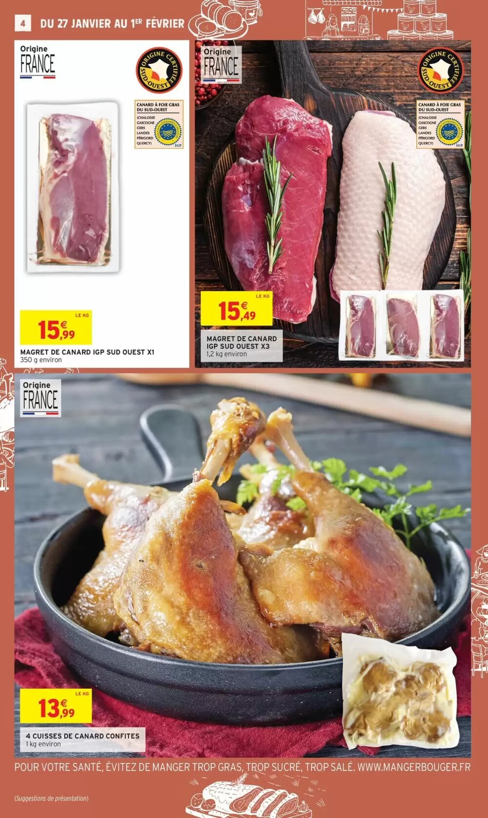 Prospectus promotionnel Intermarché Hyper valable à partir du 27/01/2026 - Page 4.