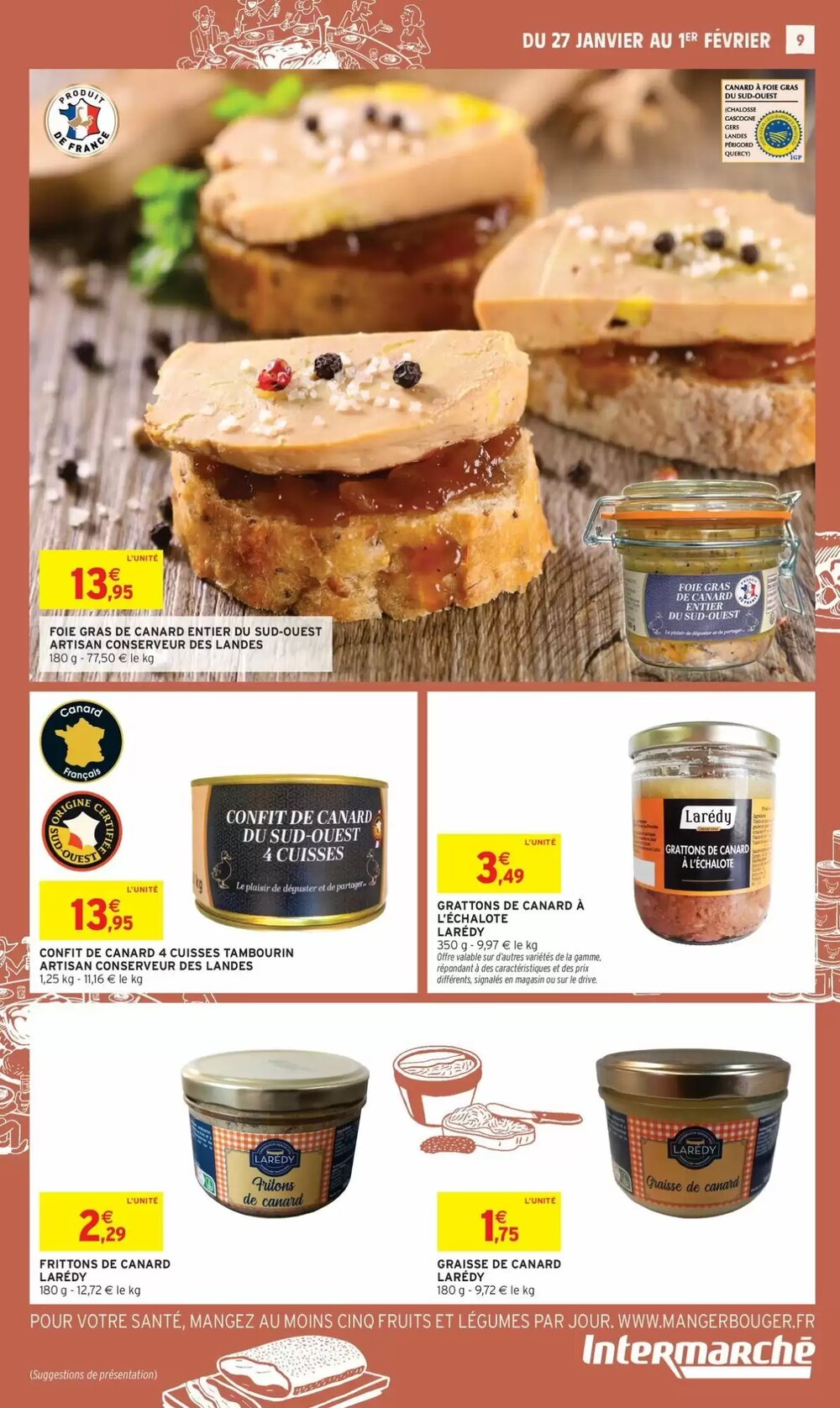Prospectus promotionnel Intermarché Hyper valable à partir du 27/01/2026 - Page 9.