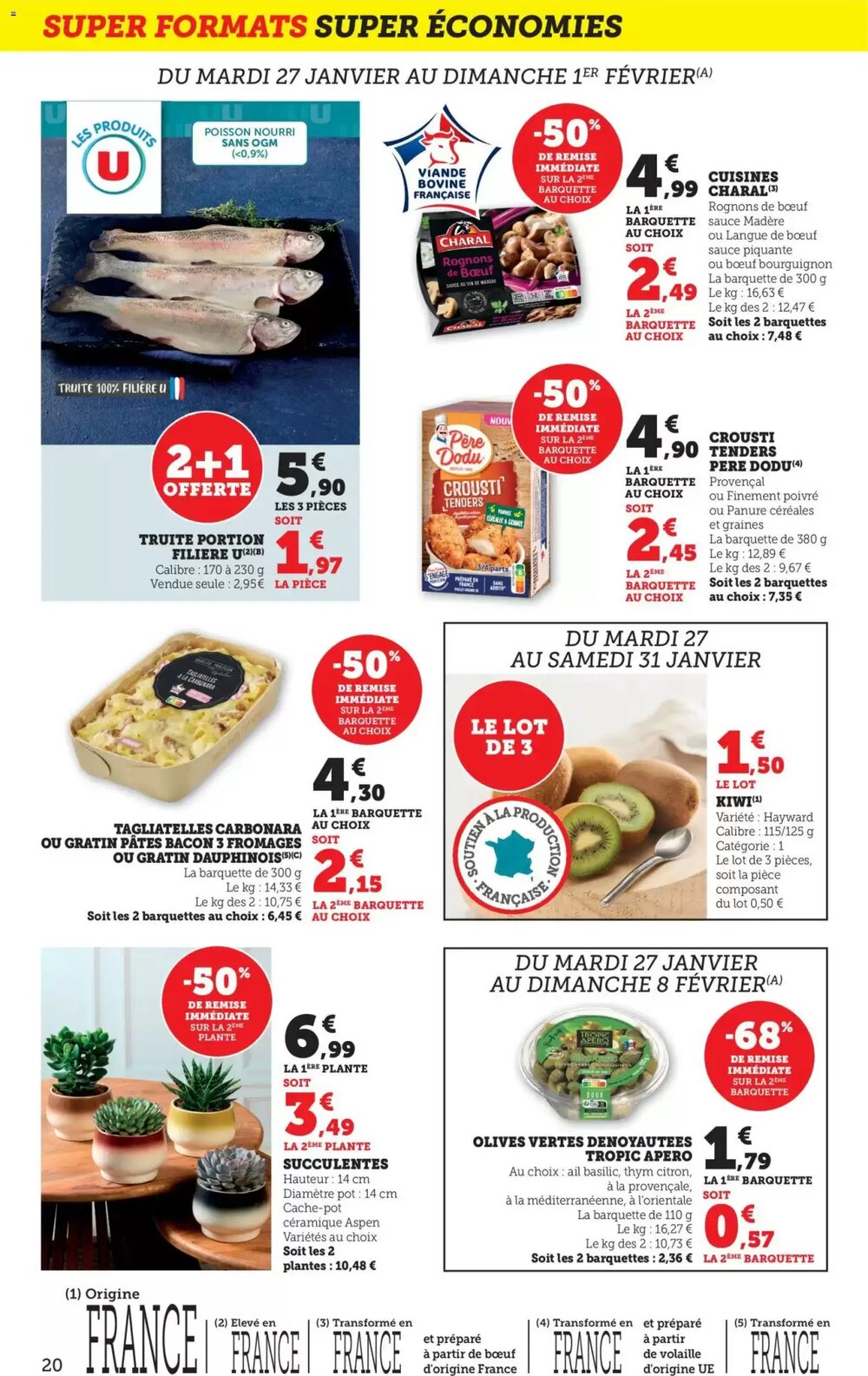 Prospectus promotionnel Bi1 valable à partir du 27/01/2026 - Page 20.