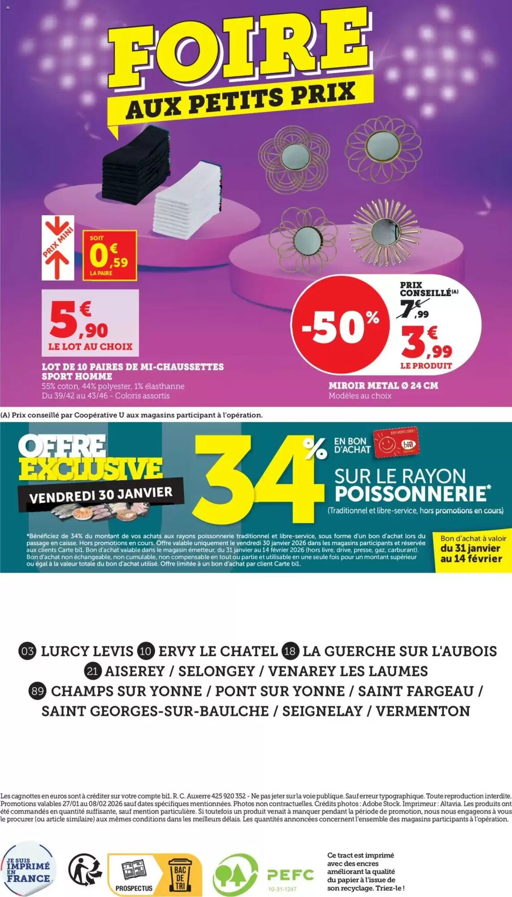 Prospectus promotionnel Bi1 valable à partir du 27/01/2026 - Page 33.